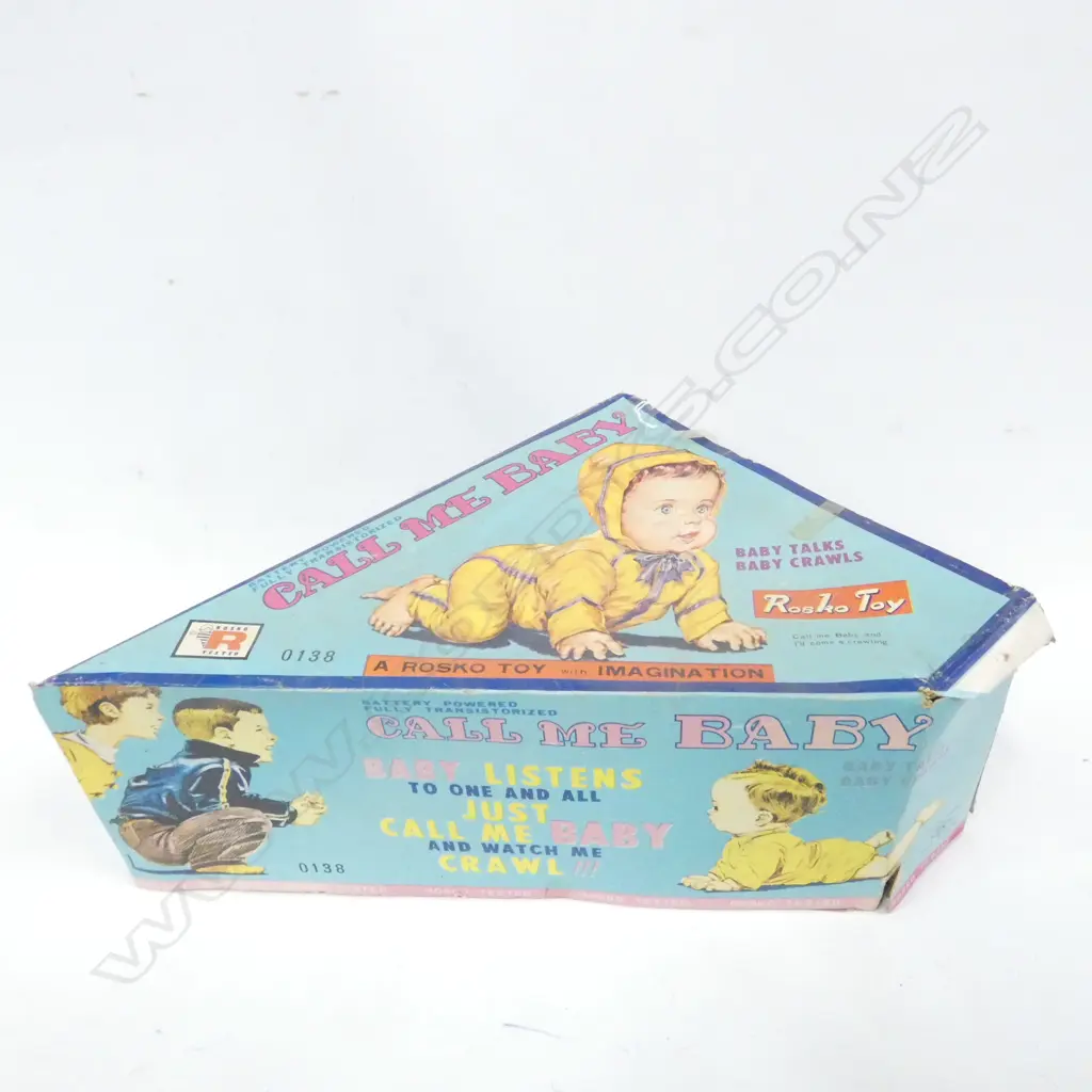 BATTERY OPERATED 'CALL ME BABY' DOLL  L. 270MM - IN ORIGINAL BOX Image 1++